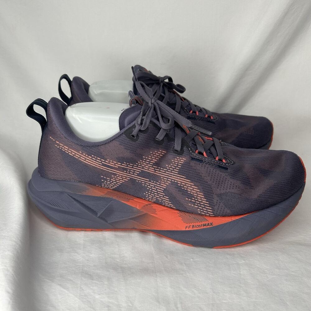 Asics Novablast 5 Shoes Womens 9 Purple Running Walking Gym Road Sneaker